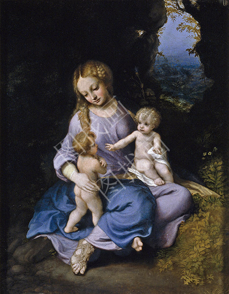 La Virgen, el Niño y San Juan